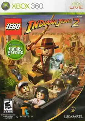 Lego Indiana Jones 2 The Adventure Continues (USA) box cover front